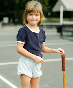 minnow Unisex French Terry Camp Tee Navy Best