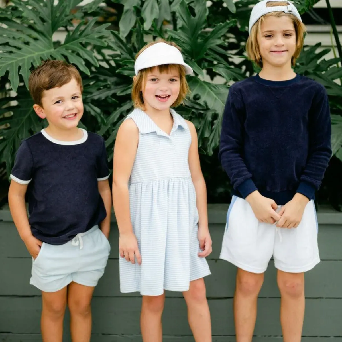 minnow Unisex French Terry Camp Tee Navy Best