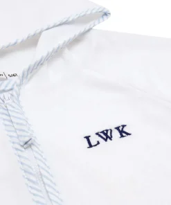 minnow Unisex French Terry Hooded Zipper Coverup | Swim White Best