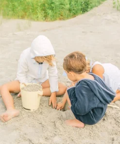 minnow Unisex French Terry Hooded Zipper Coverup | Swim White Outlet