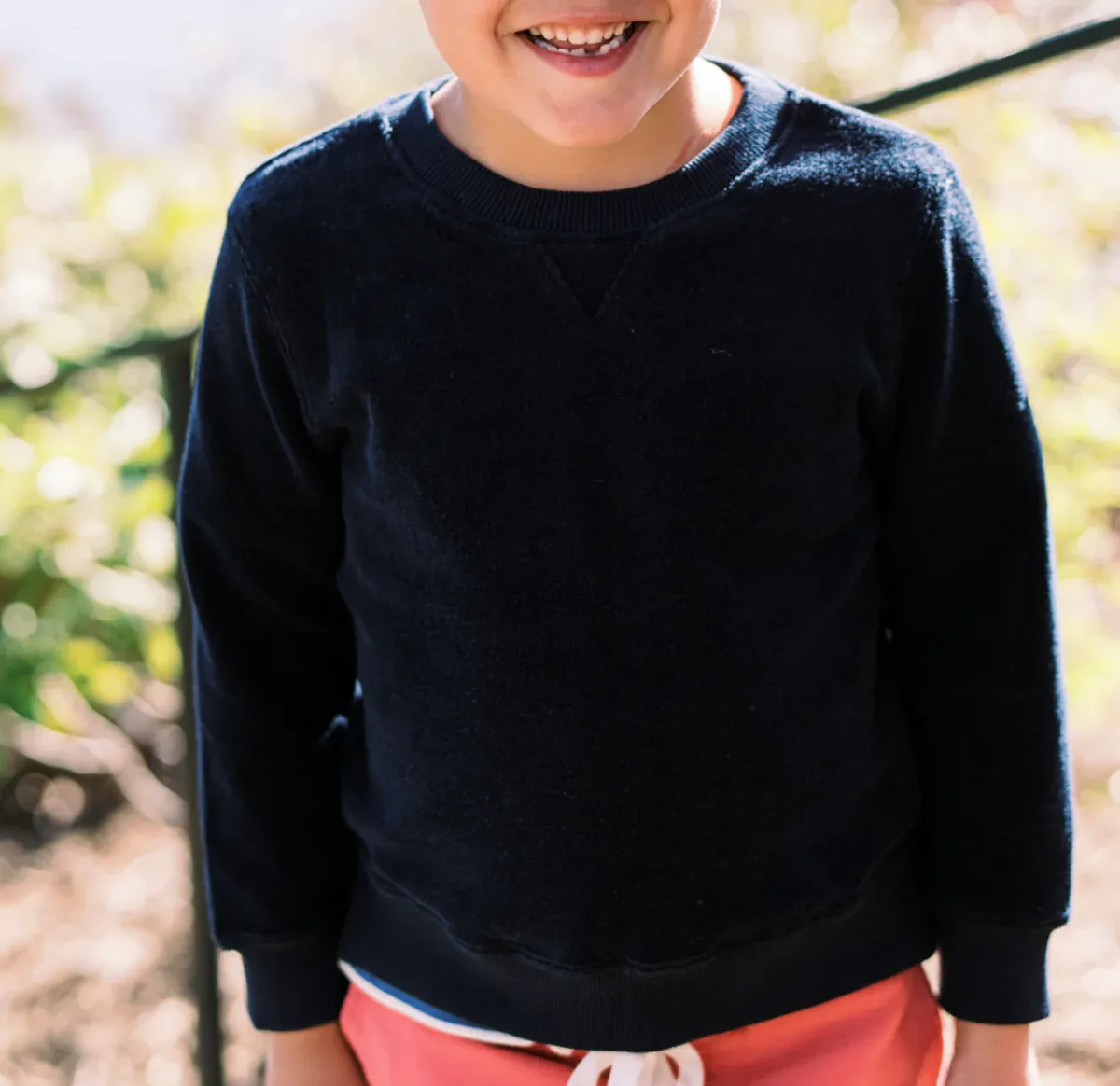 minnow Unisex French Terry Sweatshirt Navy Fashion