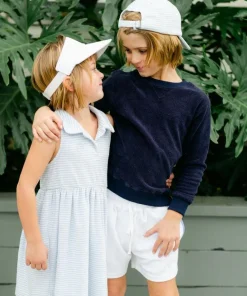 minnow Unisex French Terry Sweatshirt Navy Fashion