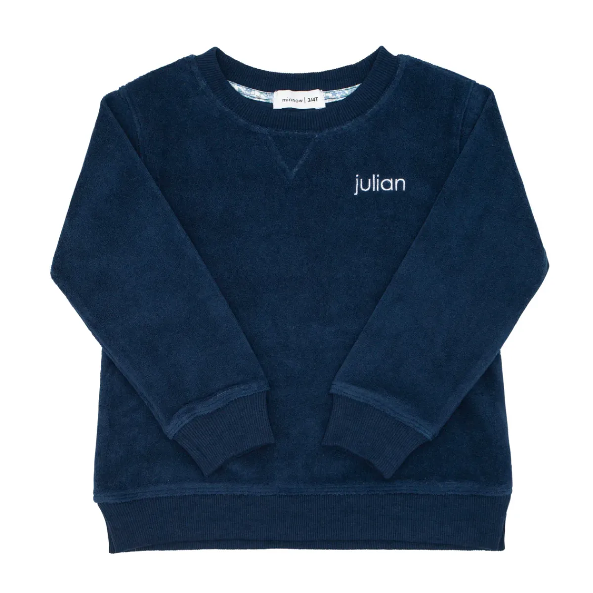 minnow Unisex French Terry Sweatshirt Navy Fashion