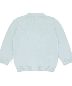 minnow Unisex Knit Cardigan Light Blue Clearance