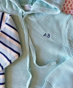 minnow Unisex Knit Hoodie Sage Best