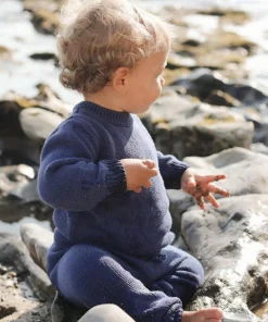 minnow Unisex Knit Pant Navy Fashion