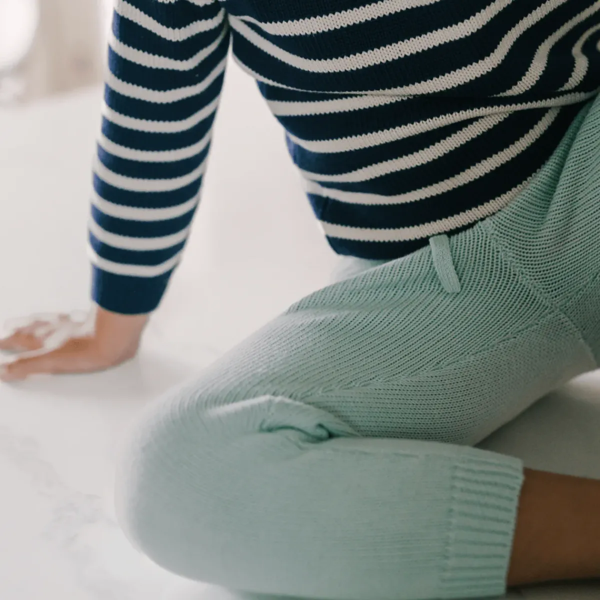 minnow Unisex Knit Pant Sage Sale