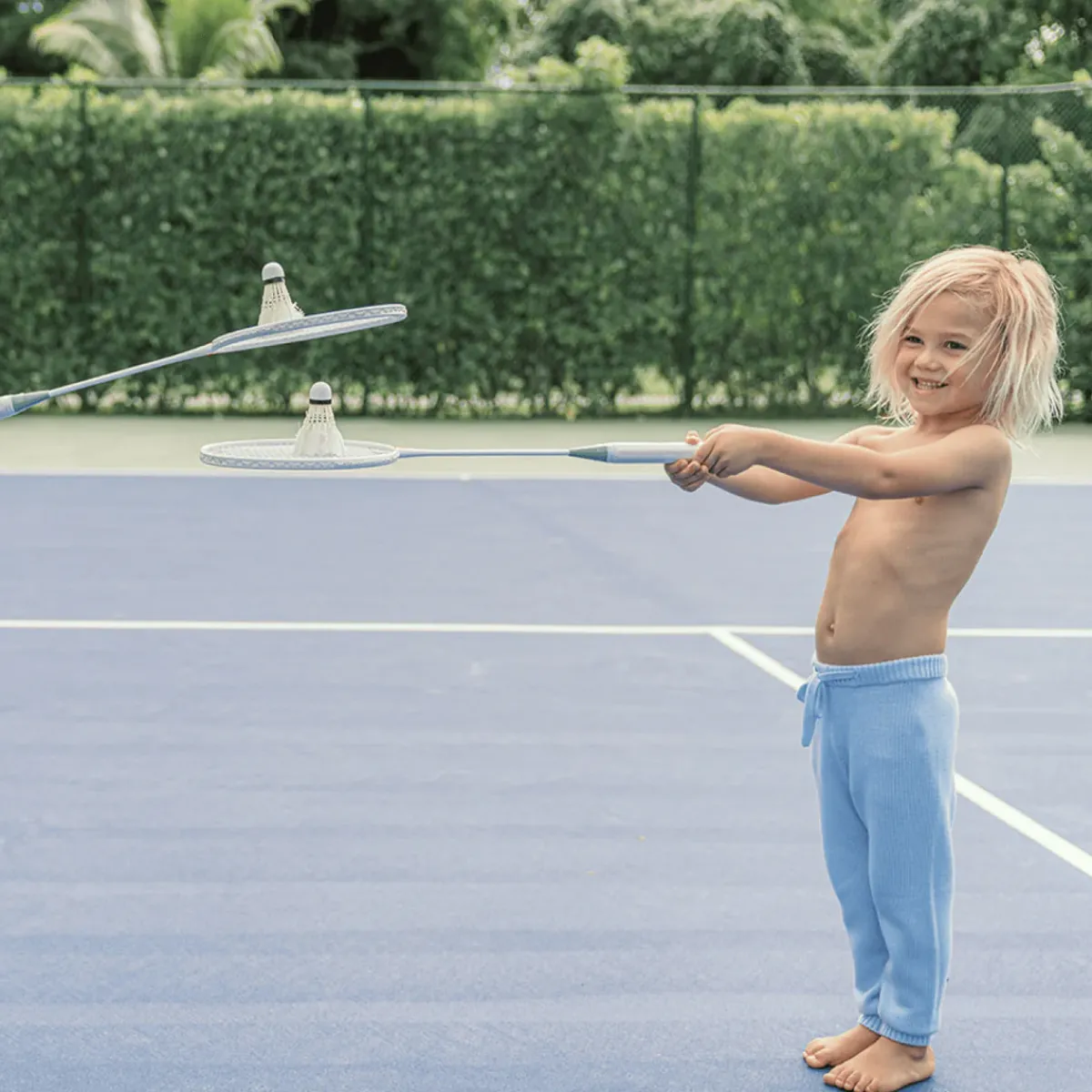 minnow Unisex Knit Pant Peri Blue Sale