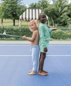 minnow Unisex Knit Pant Peri Blue Outlet