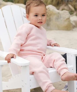 minnow Unisex Knit Pant Soft Pink Hot