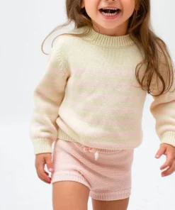 minnow Unisex Knit Short Soft Pink Outlet