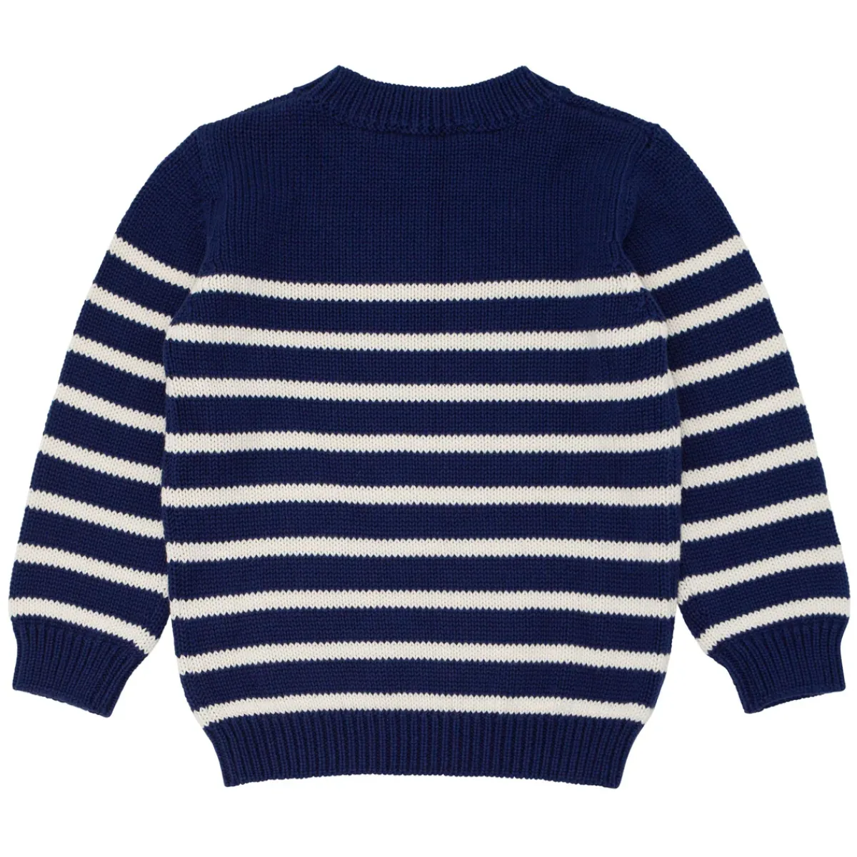 minnow Unisex Knit Sweater Navy And Cream Stripe Fashion