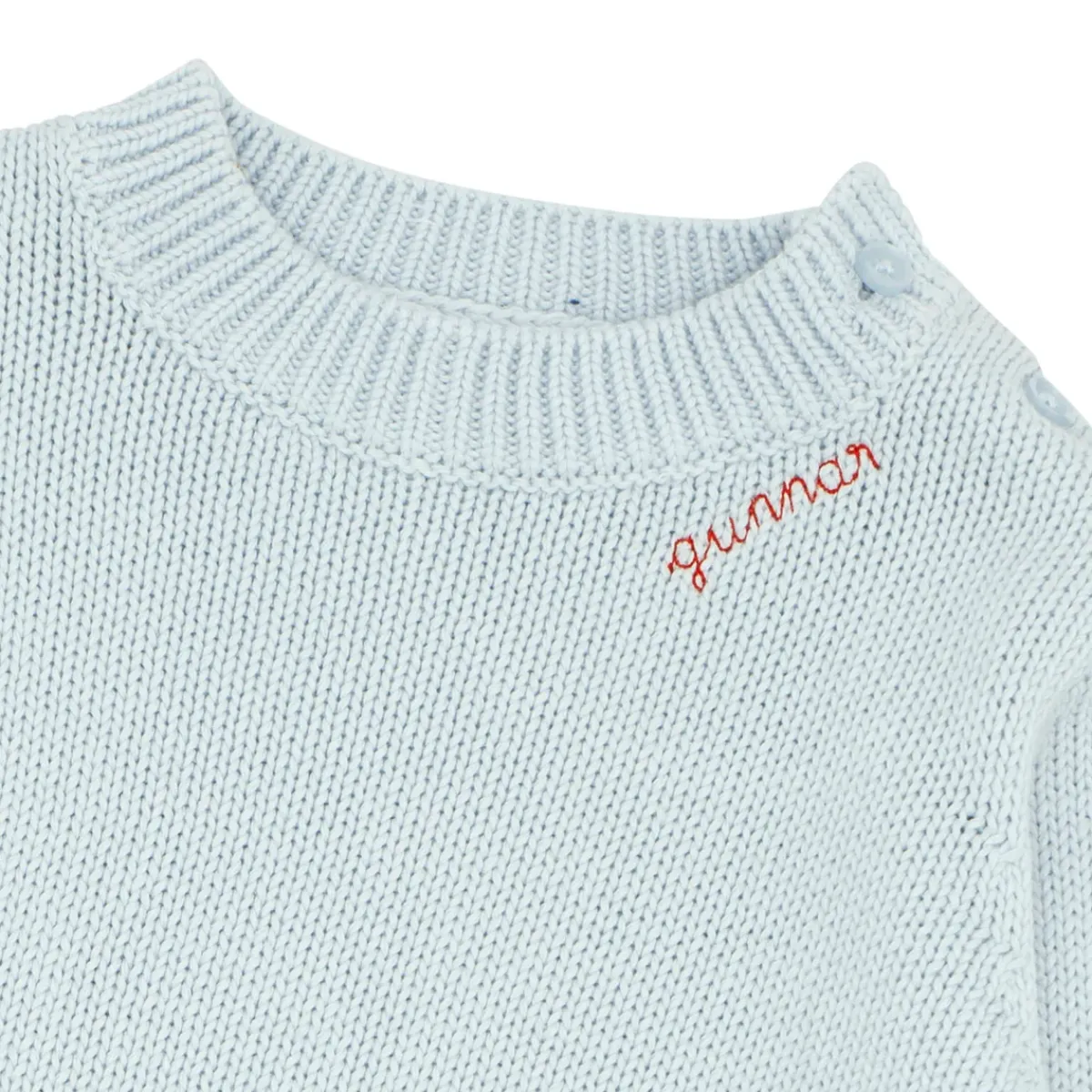 minnow Unisex Knit Sweater Light Blue Online