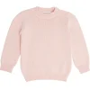 minnow Unisex Knit Sweater Soft Pink Outlet