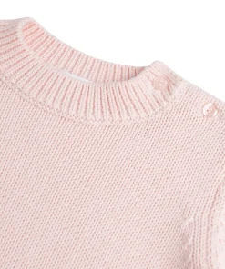 minnow Unisex Knit Sweater Soft Pink Outlet