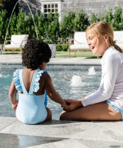 minnow Unisex Light Rashguard Pink Stripe Hot