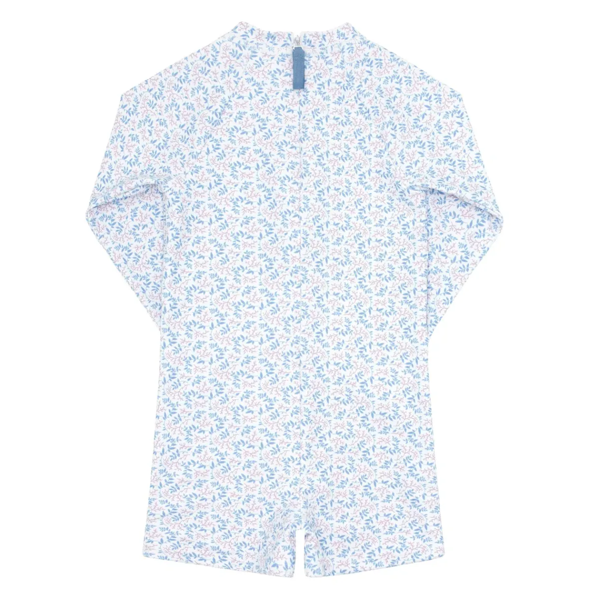 minnow Unisex Long Sleeve Rashguard One Piece Briland Blue Botanic Discount