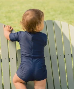 minnow Unisex Midsummer Rashguard One Piece Navy Outlet