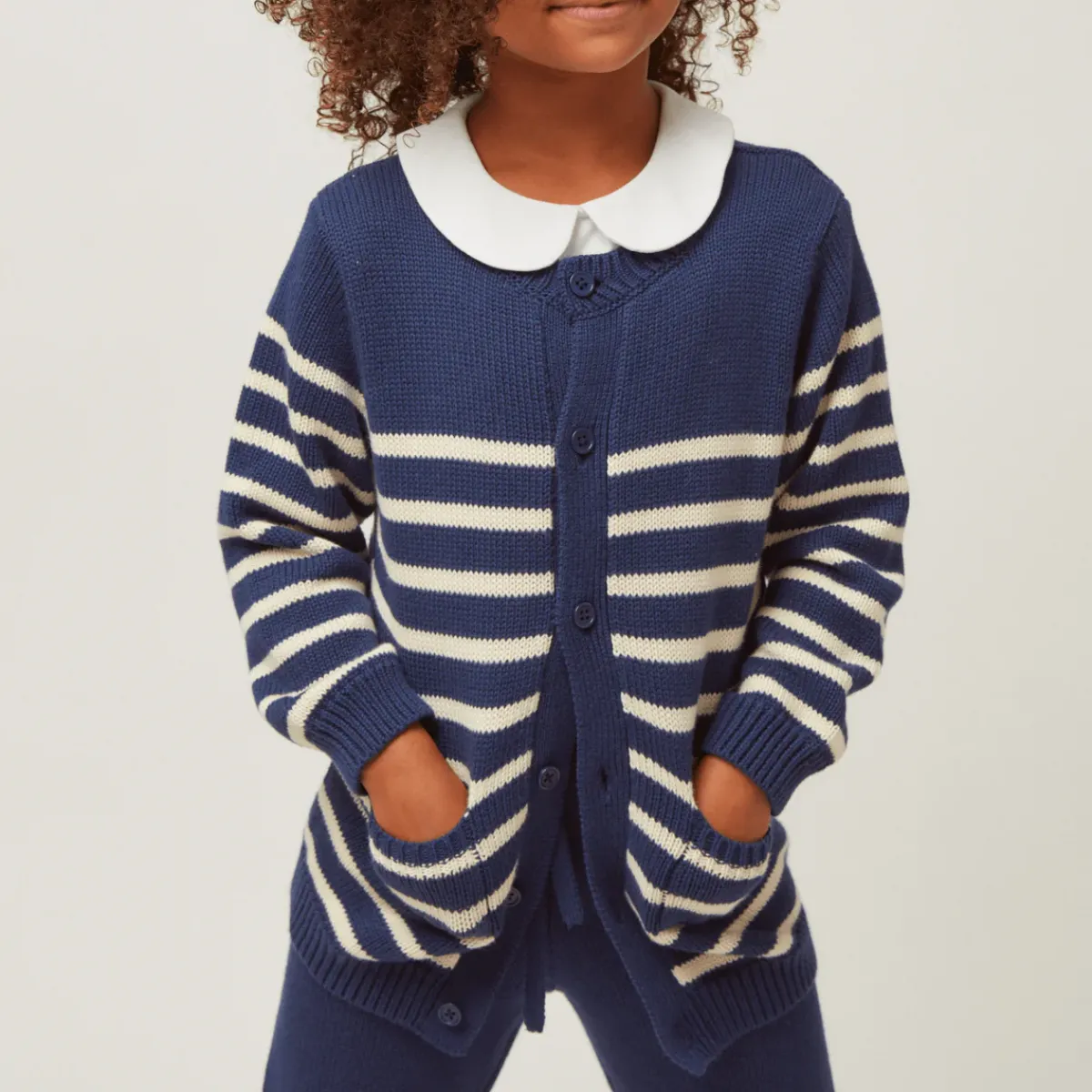 minnow Unisex Peter Pan Collar Shirt White Fashion