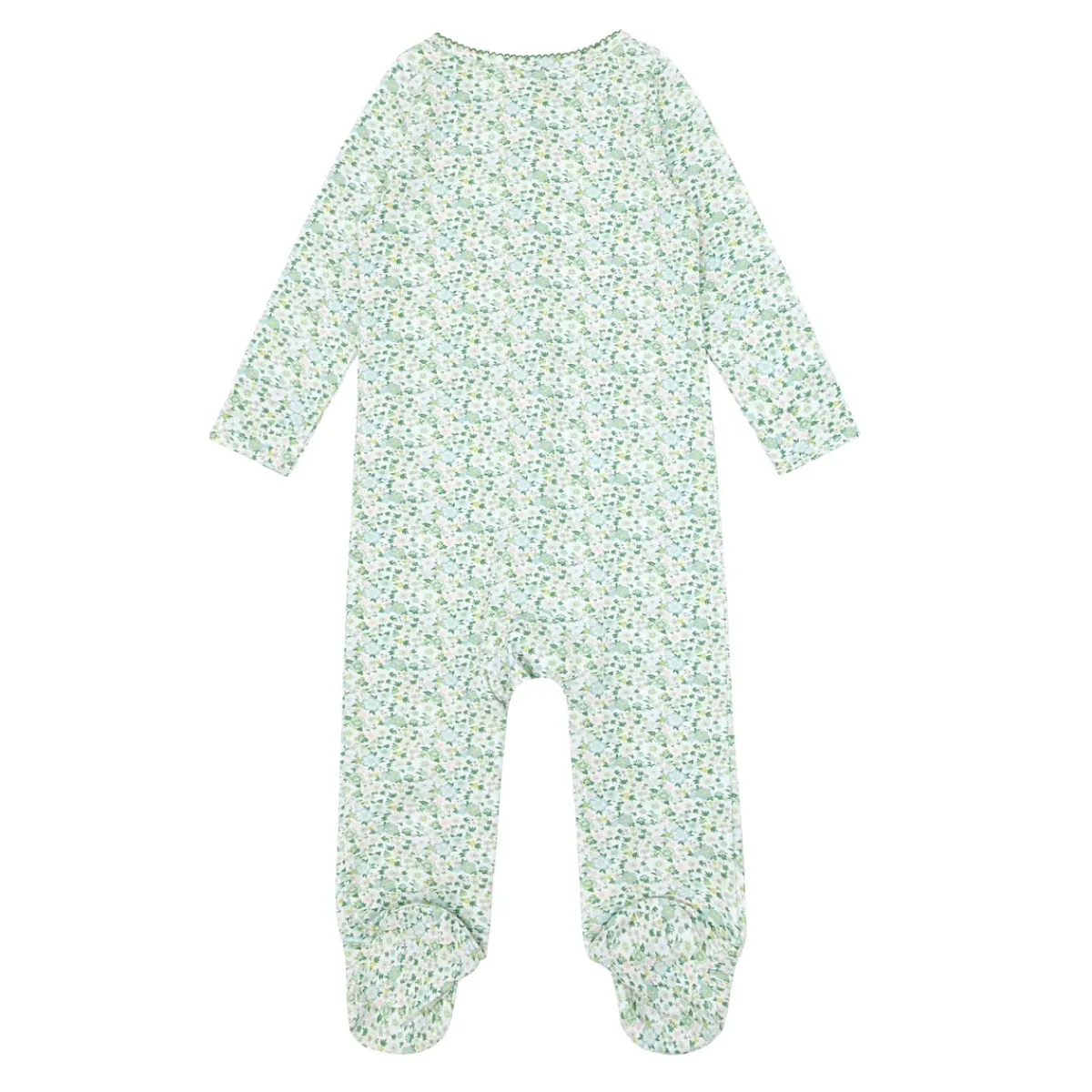 minnow Unisex Pima Baby Footie Sea Marsh Floral Discount