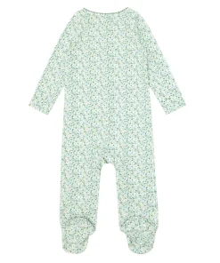 minnow Unisex Pima Baby Footie Sea Marsh Floral Best