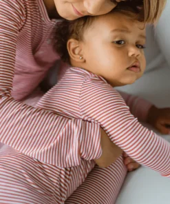 minnow Unisex Pima Footie Red Stripe Online