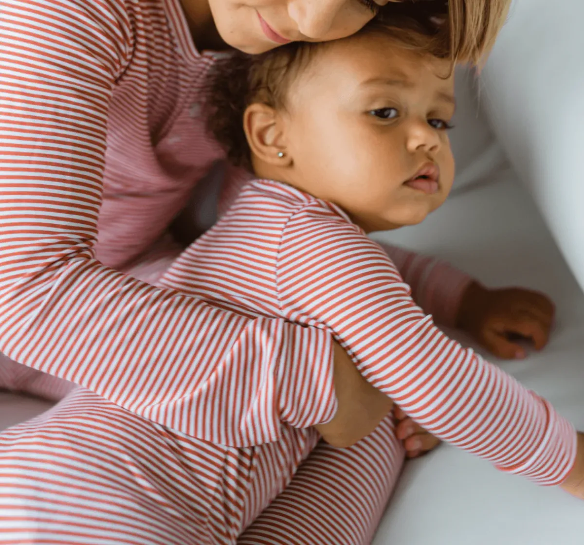 minnow Unisex Pima Footie Red Stripe Sale