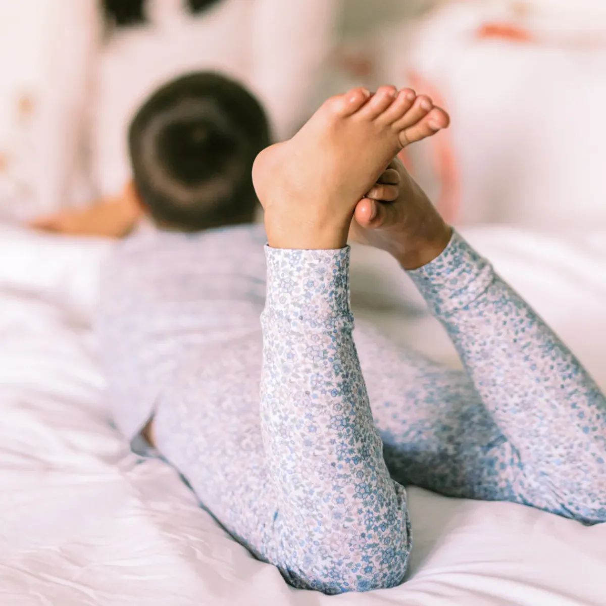 minnow Unisex Pima Pajama Set Slate Floral Online