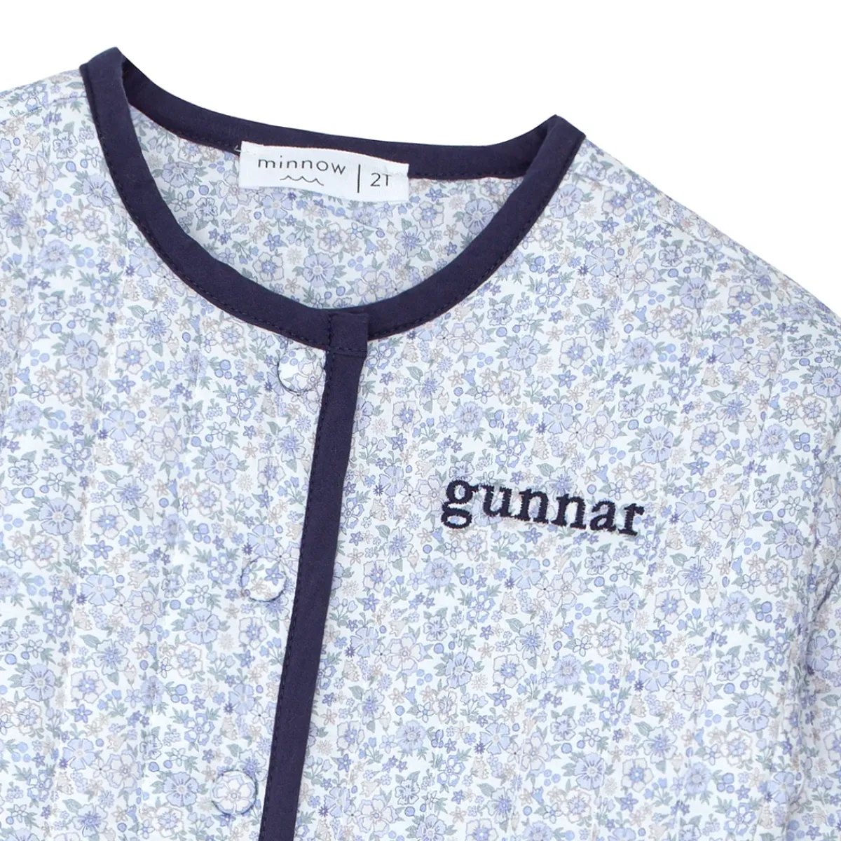 minnow Unisex Quilted Jacket Slate Floral Online