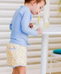 minnow Unisex Rashguard Oasis Blue Hot