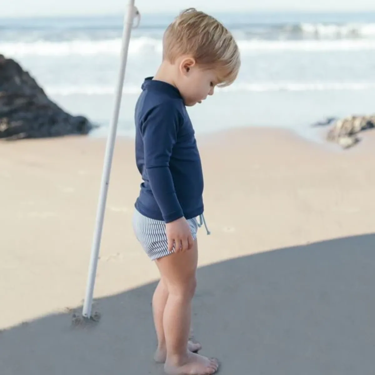 minnow Unisex Rashguard Navy Clearance