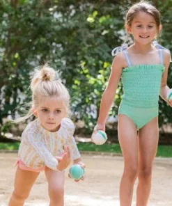 minnow Unisex Rashguard Linear Citrus Sale