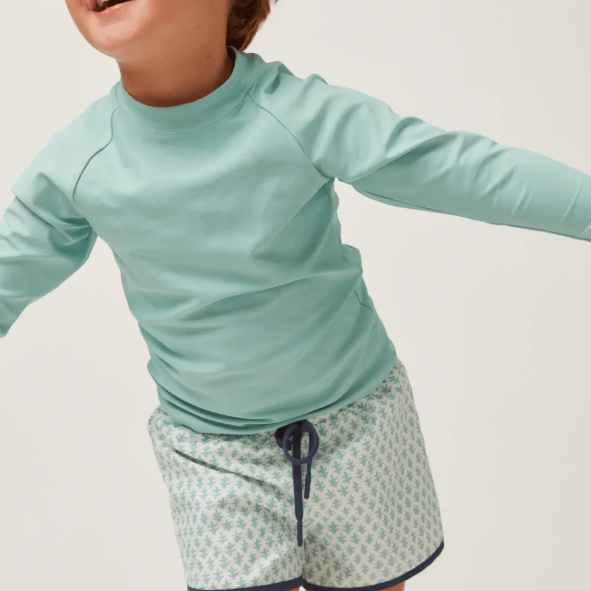 minnow Unisex Rashguard Sea Blue New