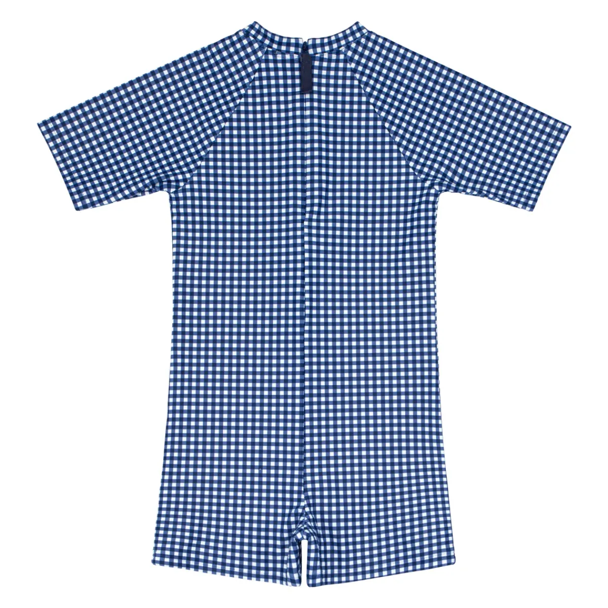 minnow Unisex Rashguard One Piece | Swim Navy Gingham Sale