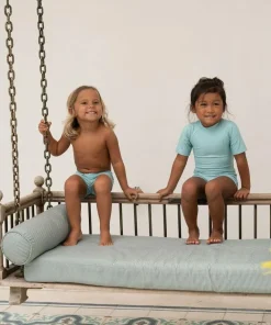 minnow Unisex Rashguard One Piece Azul Fashion