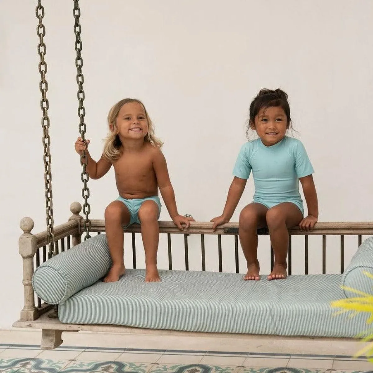 minnow Unisex Rashguard One Piece Azul Fashion