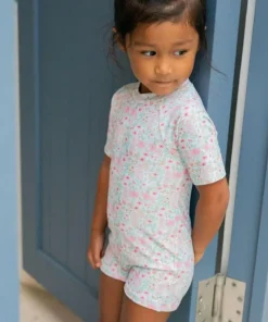 minnow Unisex Rashguard One Piece Emerald Floral Best