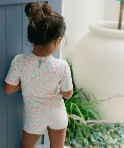 minnow Unisex Rashguard One Piece Emerald Floral Best