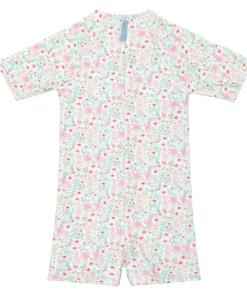 minnow Unisex Rashguard One Piece Emerald Floral Best