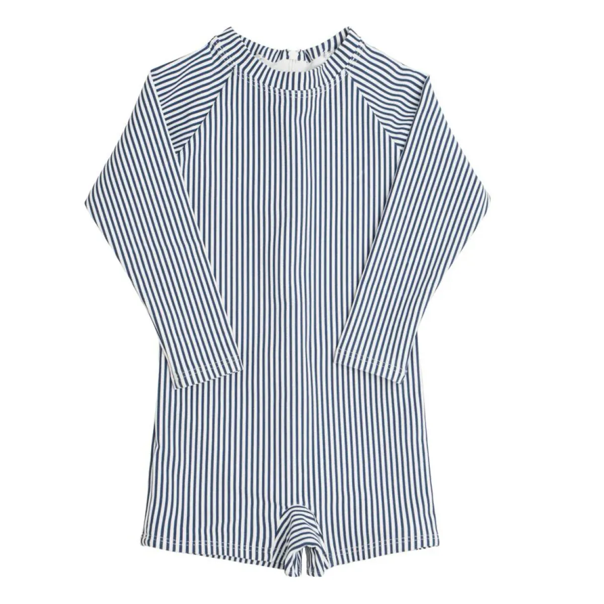 minnow Unisex Rashguard One Piece Navy Stripe Best