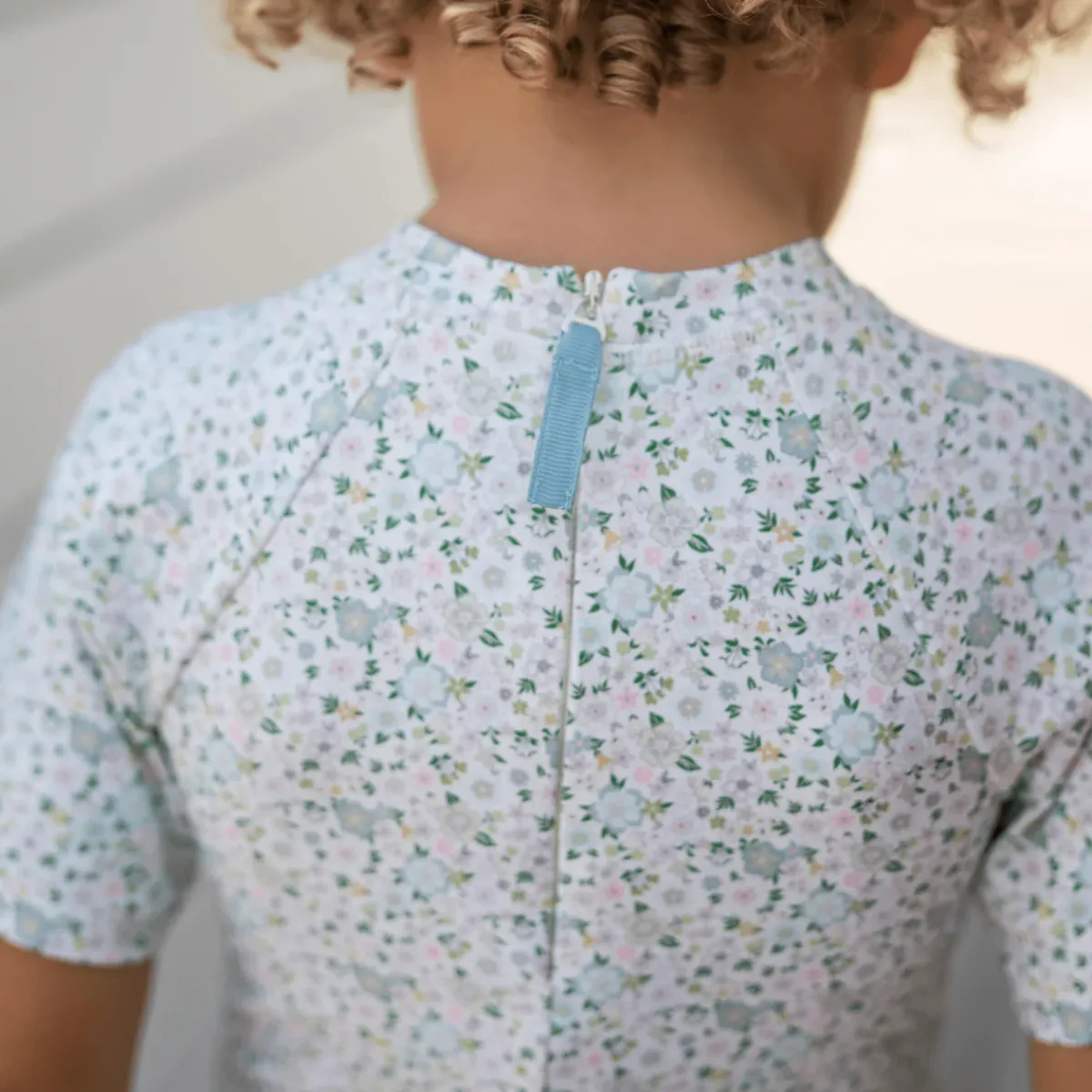 minnow Unisex Rashguard One Piece Sea Marsh Floral Clearance