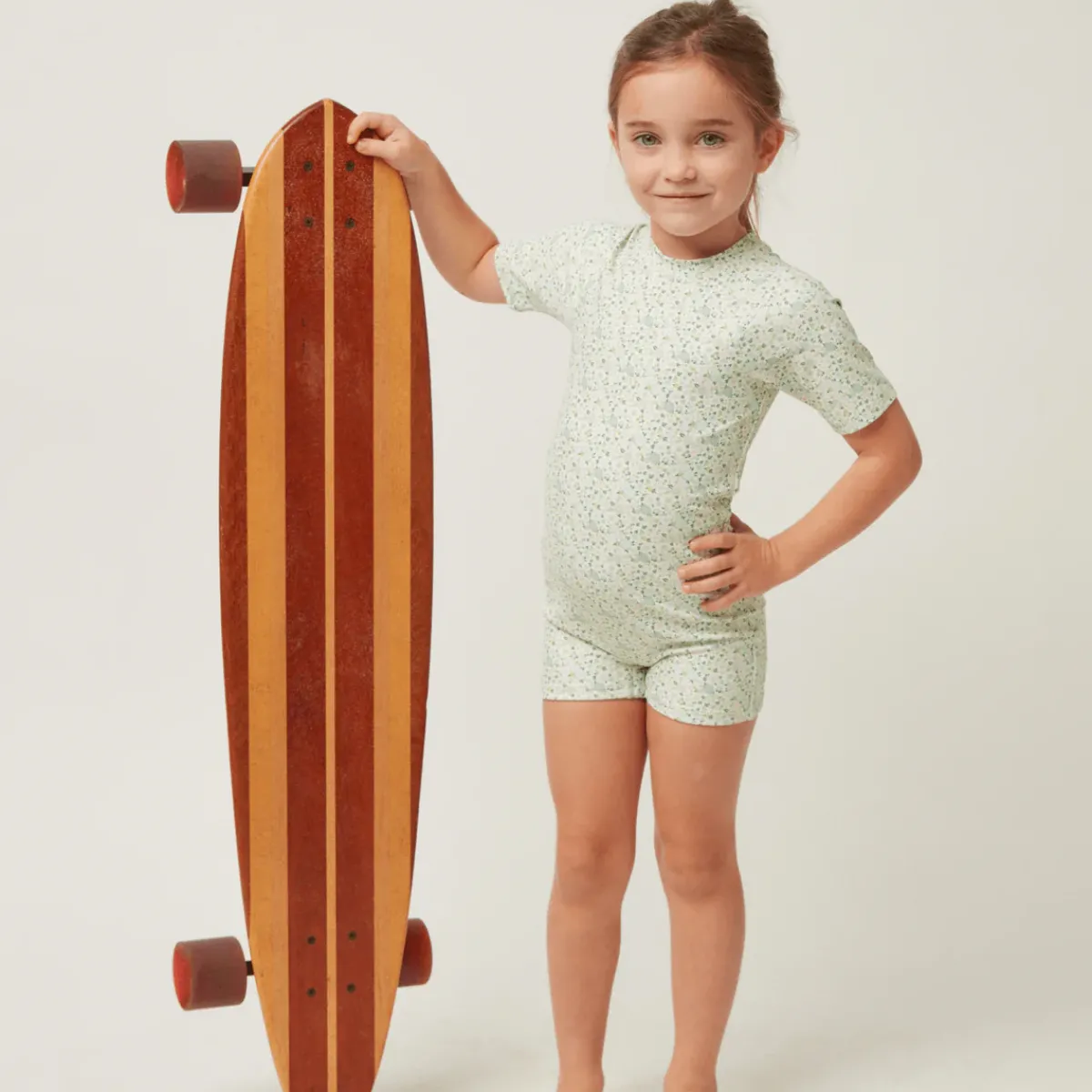 minnow Unisex Rashguard One Piece Sea Marsh Floral Clearance