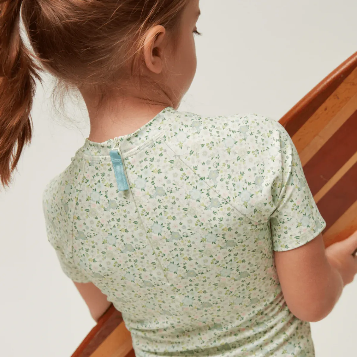 minnow Unisex Rashguard One Piece Sea Marsh Floral Clearance