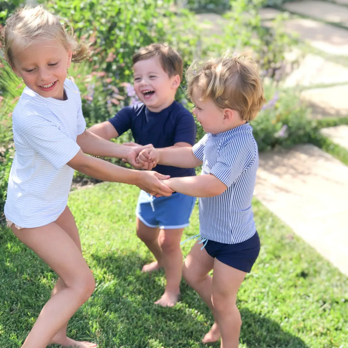 minnow Unisex Short Sleeve Rashguard Navy Clearance