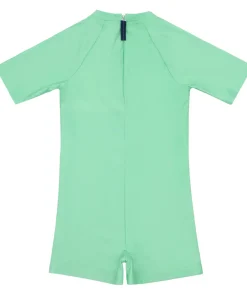minnow Unisex Short Sleeve Rashguard One Piece Palm Green Sale