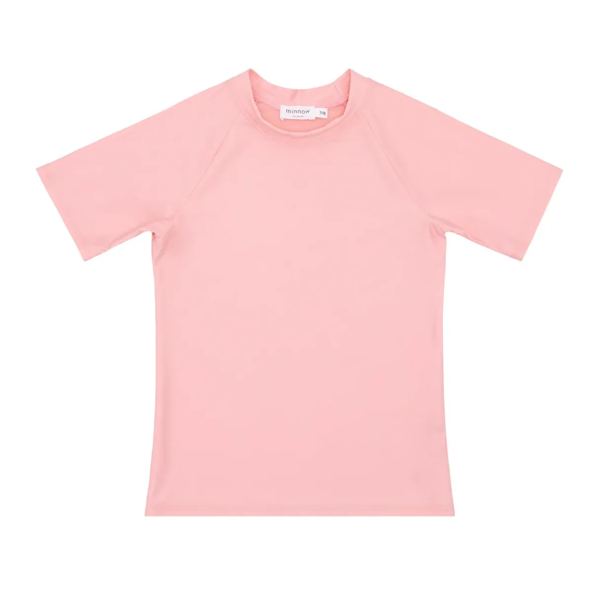 minnow Unisex Short Sleeve Rashguard Sorbet Pink Online