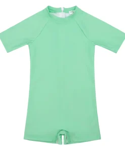 minnow Unisex Short Sleeve Rashguard One Piece Palm Green Outlet