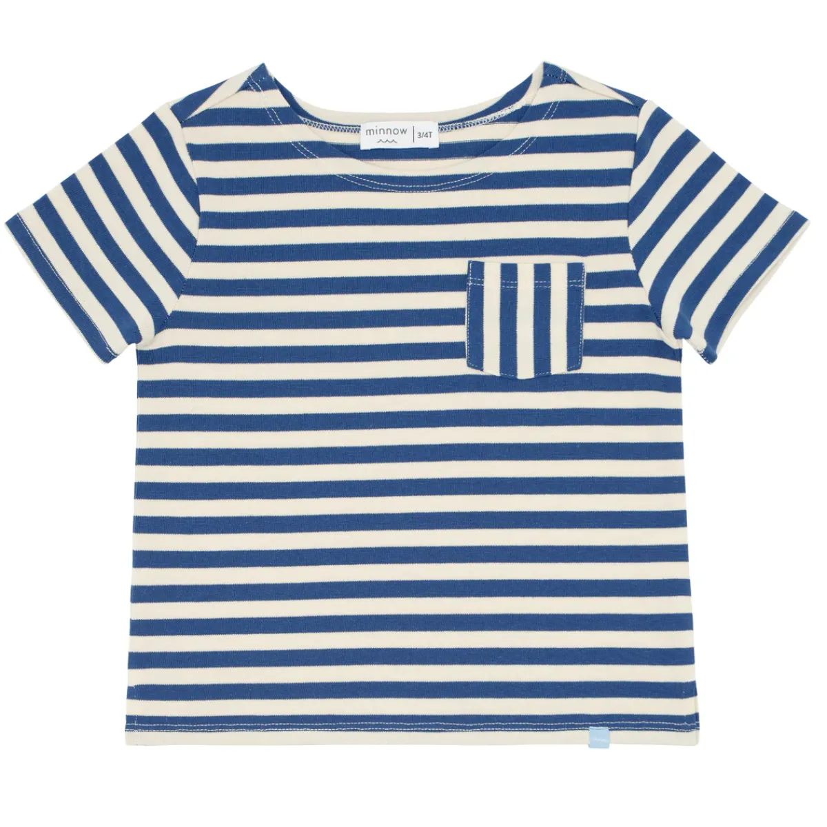 minnow Unisex Stripe Short Sleeve Boatneck Tee | Swim Breton Stripe Outlet