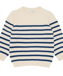 minnow Unisex Sweater Breton Stripe Knit Clearance