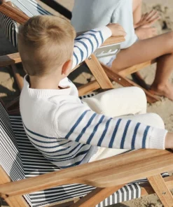 minnow Unisex Sweater Breton Stripe Knit Clearance